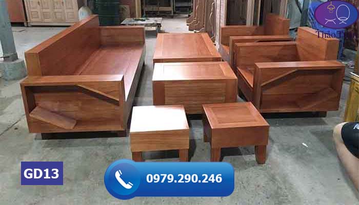 Top 5 mẫu bàn ghế gỗ phòng khách tay vuông được ưa chuộng 2024 ...